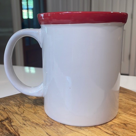 DesignPac Vintage Camper at Christmas Time with Red Rim Coffee Mug - 20 oz. - Picture 2 of 4